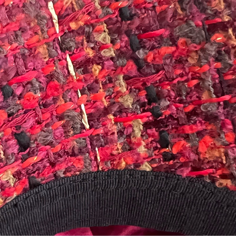 TRINA TURK Pink tweed newsboy hat - Picture 7 of 7